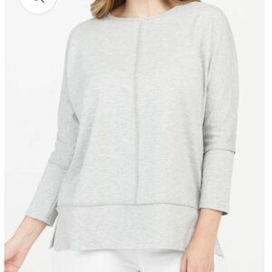 Spanx perfect length doleman sleeve lightweight sweatshirt
